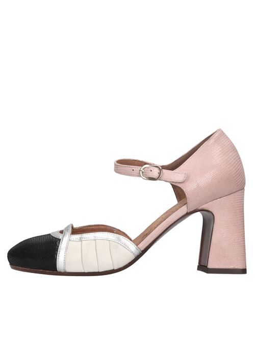 Décolleté Milenia in pelle CHIE MIHARA | MILENIA JEEPNERO-LECHE-ARGENTO-ROSA